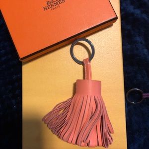 Hermès tassel keychain
